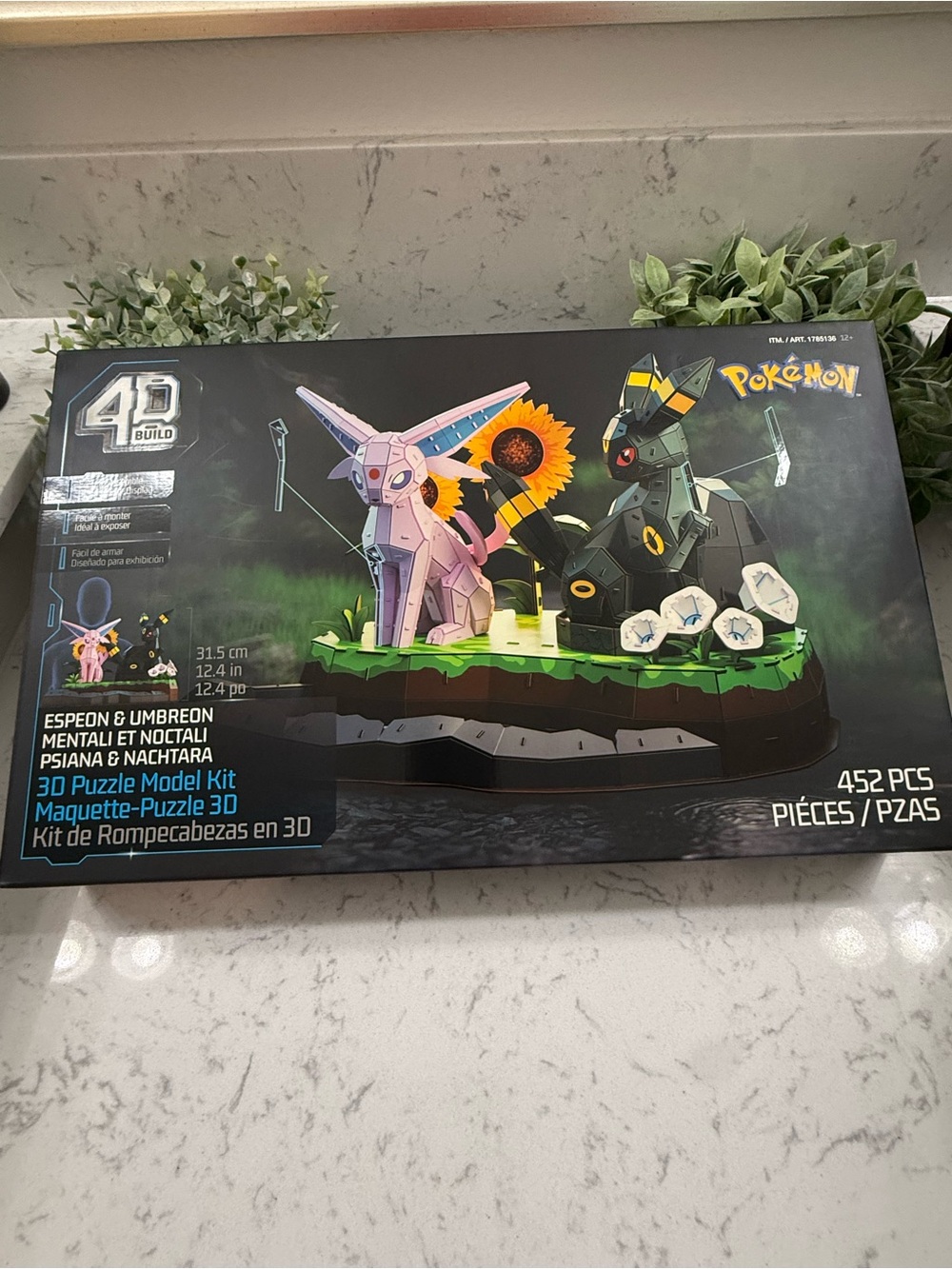 4D Build Pokémon Espeon & Umbreon 3D Puzzle Model Kit NEW